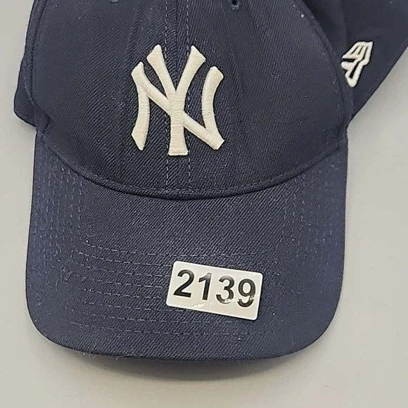 New Era New York Yankees MLB Baseball Cap Navy Blue Adjustable Size Medium Large - Picture 7 of 7